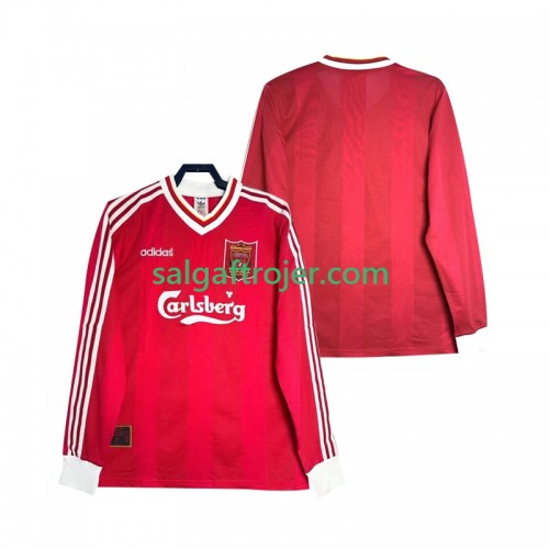 Liverpool 1995 Fodboldtrøjer Retro Hjemmebanesæt 1996 Langærmet Liverpool 1995 Fodboldtrøjer Retro Hjemmebanesæt 1996 Langærmet